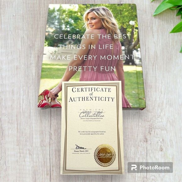 Pretty Happy by Kate Hudson (2016,HC,1st Ed.) SIGNED Certificate of Authenticity - Picture 4 of 4